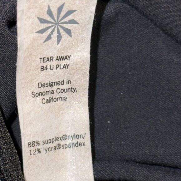 ATHLETA‎ Tear Away B4  U Play workout  pants size Small Tall - Picture 9 of 9